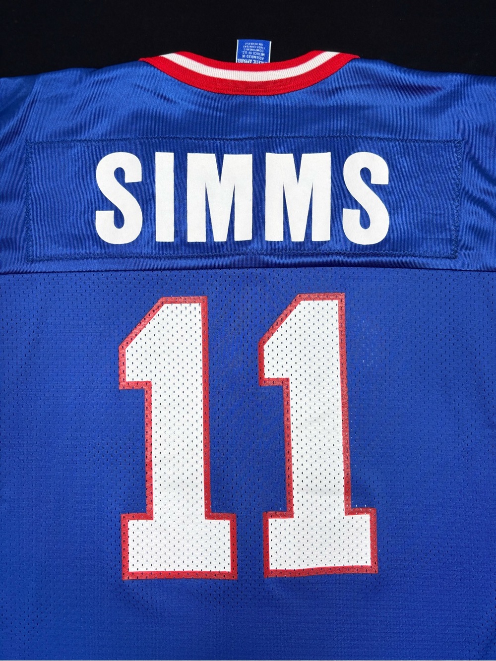 Vintage New York Giants Phil Simms Champion Football Jersey Size: 52